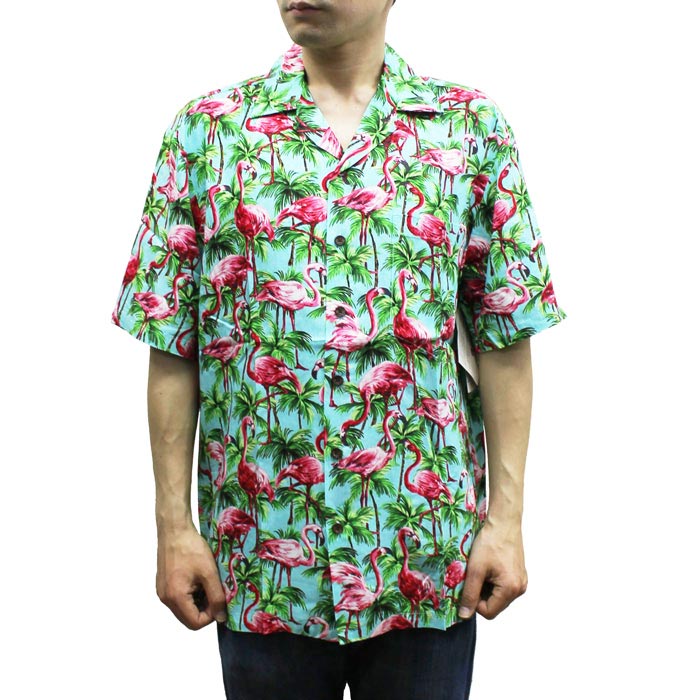 ̵Robert J. Clancey 258.110 Washable Rayon Poplin Aloha Shirt  ...
