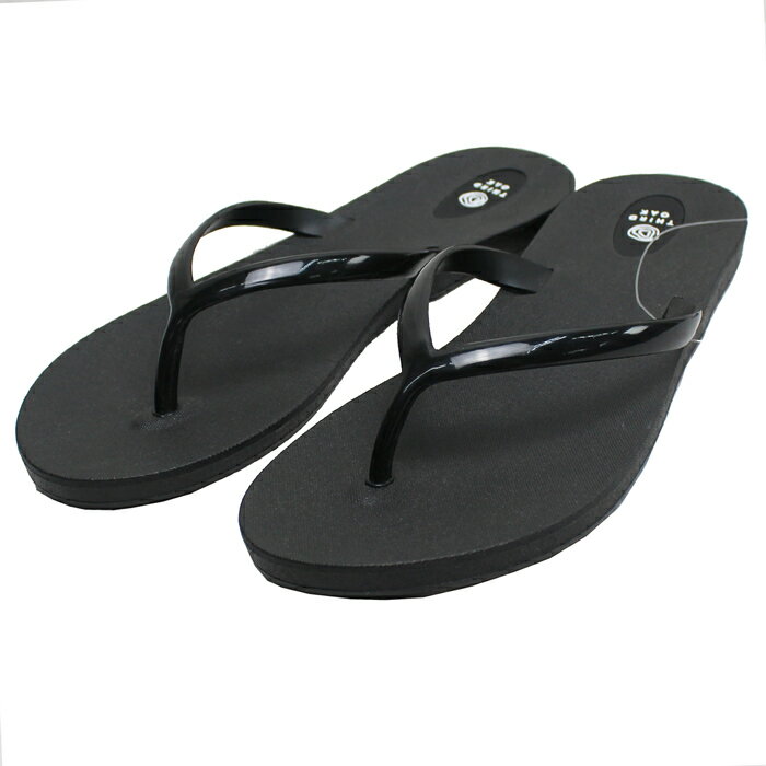 THIRD OAK O-70002 Scout スカウト FLIP FLOP フリップ フロップ ビーチサンダル アメリカ製 LADY S レディース 951 BLACK/BLACK 6 22〜23cm -7 23〜24cm 