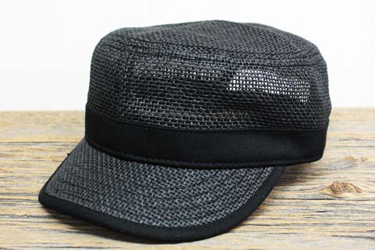 BRONER(ブローナー)CADET PAPER CAP(COLOR ： BLACK / BLACK)