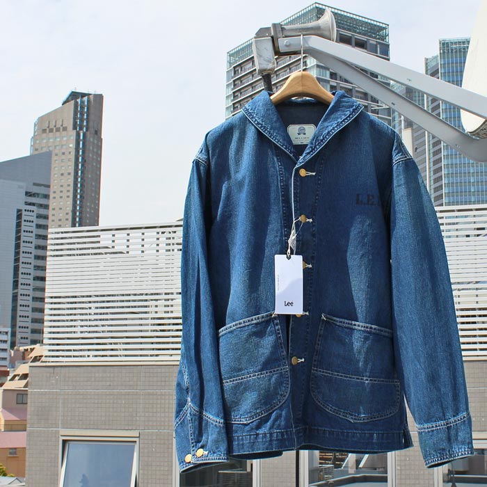 LeeLM7304 MARINE SHAWL COLLAR JACKET ޥ 硼륫顼 㥱åȡDENIM COVERALLS ǥ˥ С REGULAR FITVINTAGE ơ å  å塡MENS  LADIES ǥ ˥å140 INDIGO L-XL̵