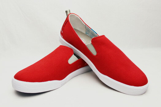 Blu Kicks"SLIP ON SHOES"(COLOR : farallon red)