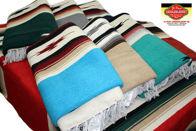 エルパソ ブランケット 【送料無料】 エルパソ サドルブランケットEL PASO SADDLE BLANKET"NEW WEST" DIAMOND CENTER BLANKETS(VARIATIONS ： 10 COLORS)