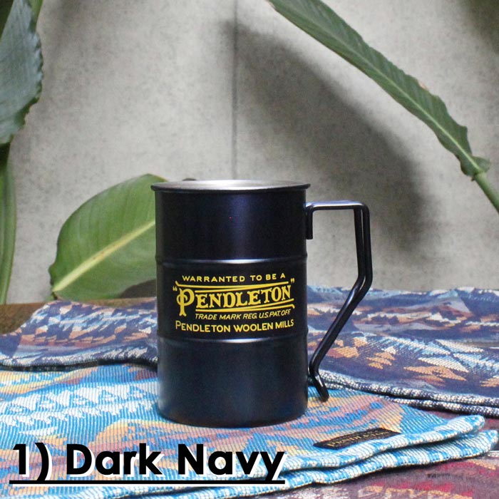 PENDLETON ペンドルトン　YK103 Mini Drum Mug ミニ ドラム マグ ステンレス製 Mug Cup マグカップ NATIVE AMARICAN ネイティブ アメリカン MENS メンズ LADIES レディース 高さ10.8cm × 直径7.4cm 日本製　4色 Color 1)DarkNavy, 2)Black, 3)Midnight Blue, 4)Silver, auc-redwood-10006312 REDWOOD サンプル画像2