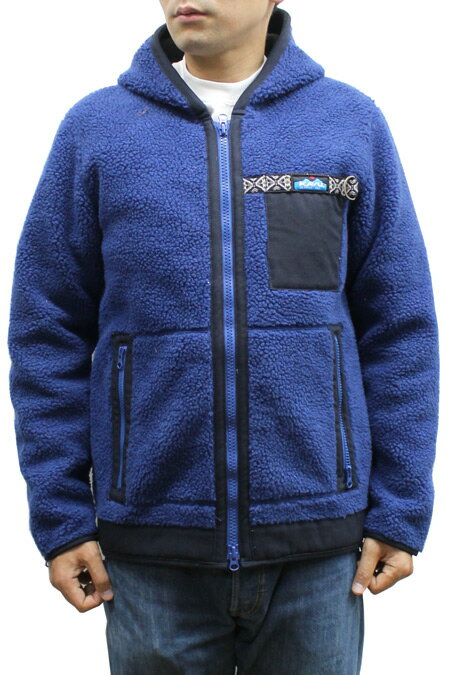 カブー ボアジャケット メンズ KAVU カブー Shasta Jacket シャスタジャケット 19820709 ボア フリース ジャケット 防寒 アウトドア WINTER 冬物 MENS 男性用 Blue ブルー XS-S