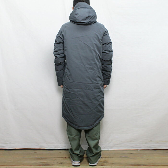 【送料無料】 SHU REVERSIBLE PARKA リバーシブルパーカー 中綿ジャケット 防水 防風 Sorona®Dupont™️fiber ハイスペック LONG COAT ロングコート WINTER COAT ウィンターコート アウター WINTER 冬物 防寒 MENS 男性用 STEEL BLACK S-M