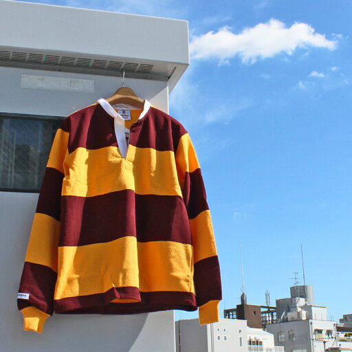 BARBARIAN "NEW JAPAN SIZE SPEC" WFE-10 12oz HENLEY LONG SLEEVE RUGBY JERSEY ヘンリーネック ラガーシャツ メンズ 長袖 ヘビーウエイト 秋物 冬物 WINTER カナダ製 GOLD/HARVARD S-XL 正規代理店商品 送料無料! BARBARIAN "NEW JAPAN SIZE SPEC" WFE-10 12oz HENLEY LONG SLEEVE RUGBY JERSEY ヘンリーネック ラガーシャツ メンズ 長袖 ヘビーウエイト 秋物 冬物 WINTER カナダ製 GOLD/HARVARD S-XL 正規代理店商品 送料無料!