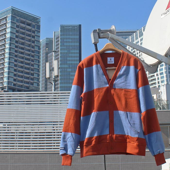 BARBARIAN "CANADA SPEC NEW FIT"　XFE-25 12oz POCKET CARDIGAN LONG SLEEVE RUGBY JERSEY ラガーシャ..