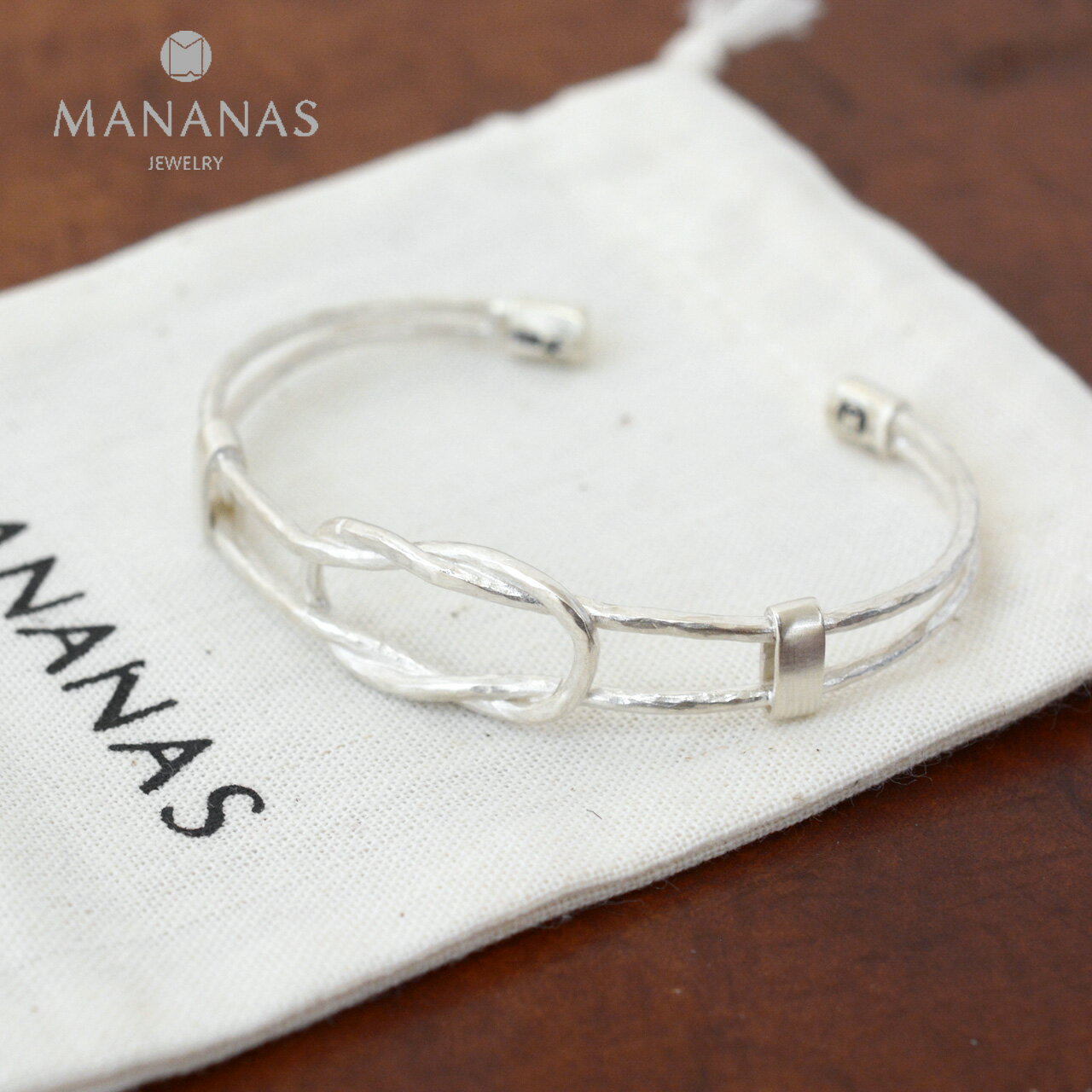 MANANAS [マナナス] Knot Bangle [BR-21013] ノットバングル・ブレスレット・シルバー 925・MEN'S/LADY'S [2021AW]