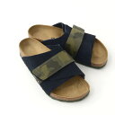 【SALE 20 OFF】BIRKENSTOCK ビルケンシュトック正規販売店 M Kyoto SUEDE Birko-Flor 1019737 本革 ベロア 迷彩ビスコ 【ワイズ レギュラータイプ】 キョウト ソフトフットベッド スウェード MEN 039 S 2021SS