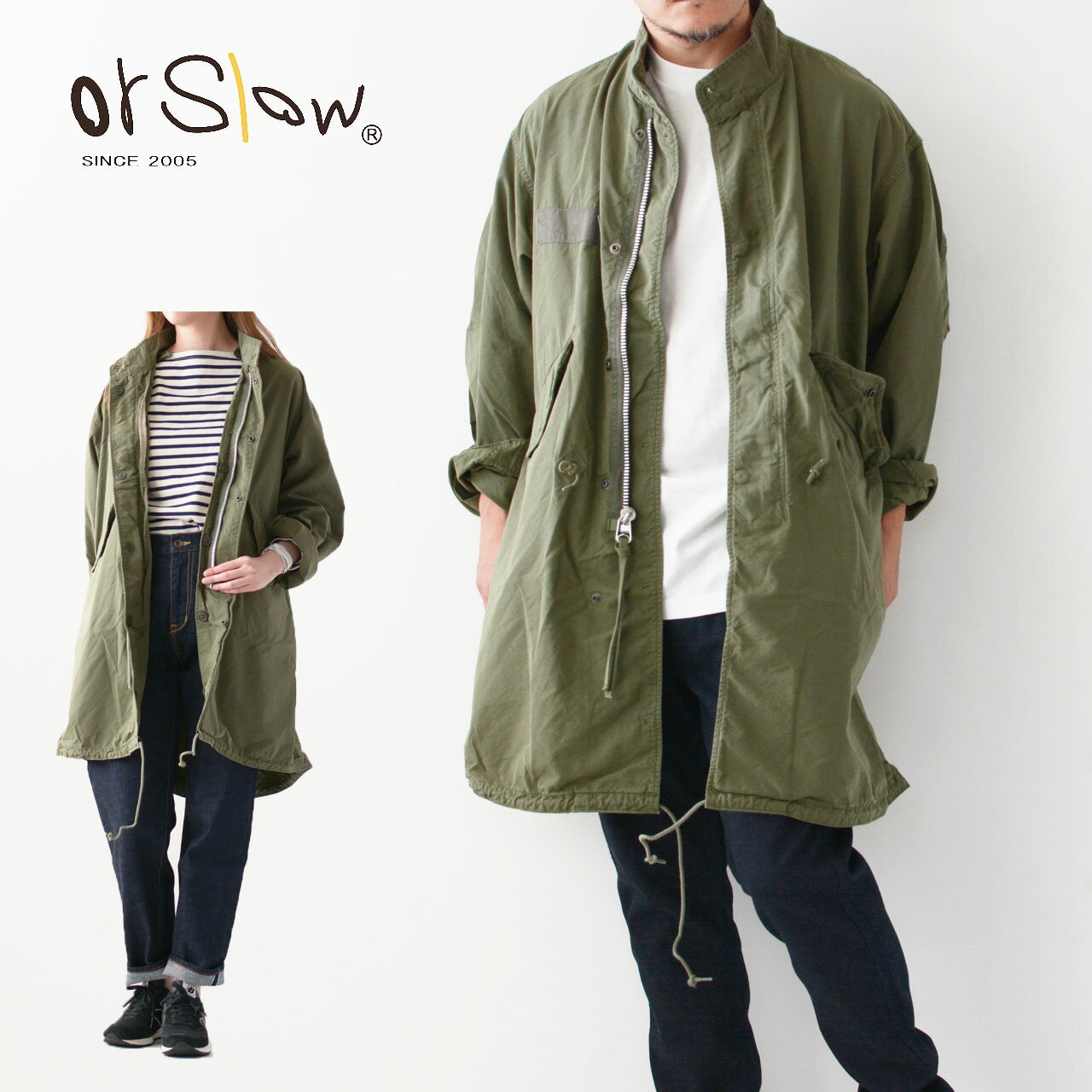 orslow [] M-65 FISH TAIL COAT ARMY GREEN [03-6065-76] M-65 եå ơ ȡߥ꥿...