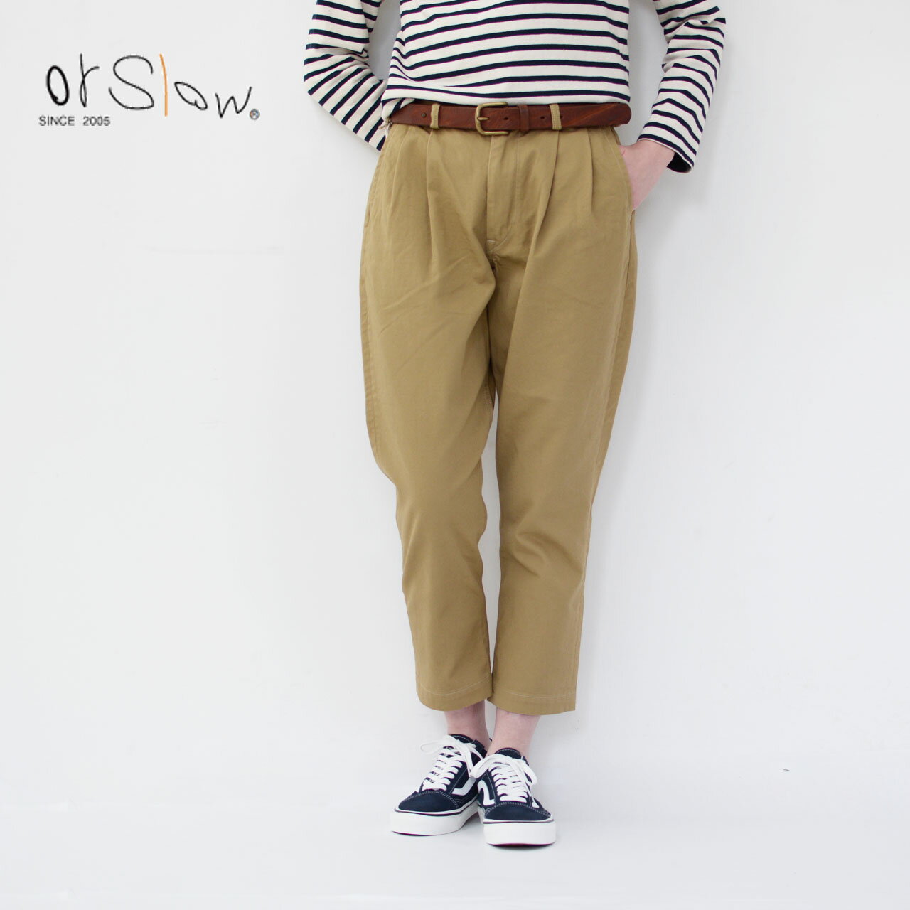 orslow  W BILLY JEAN KHAKI  ビリージーン カーキパンツ・サルエル・デニムサルエル・デニムイージーパンツ　LADY'S 