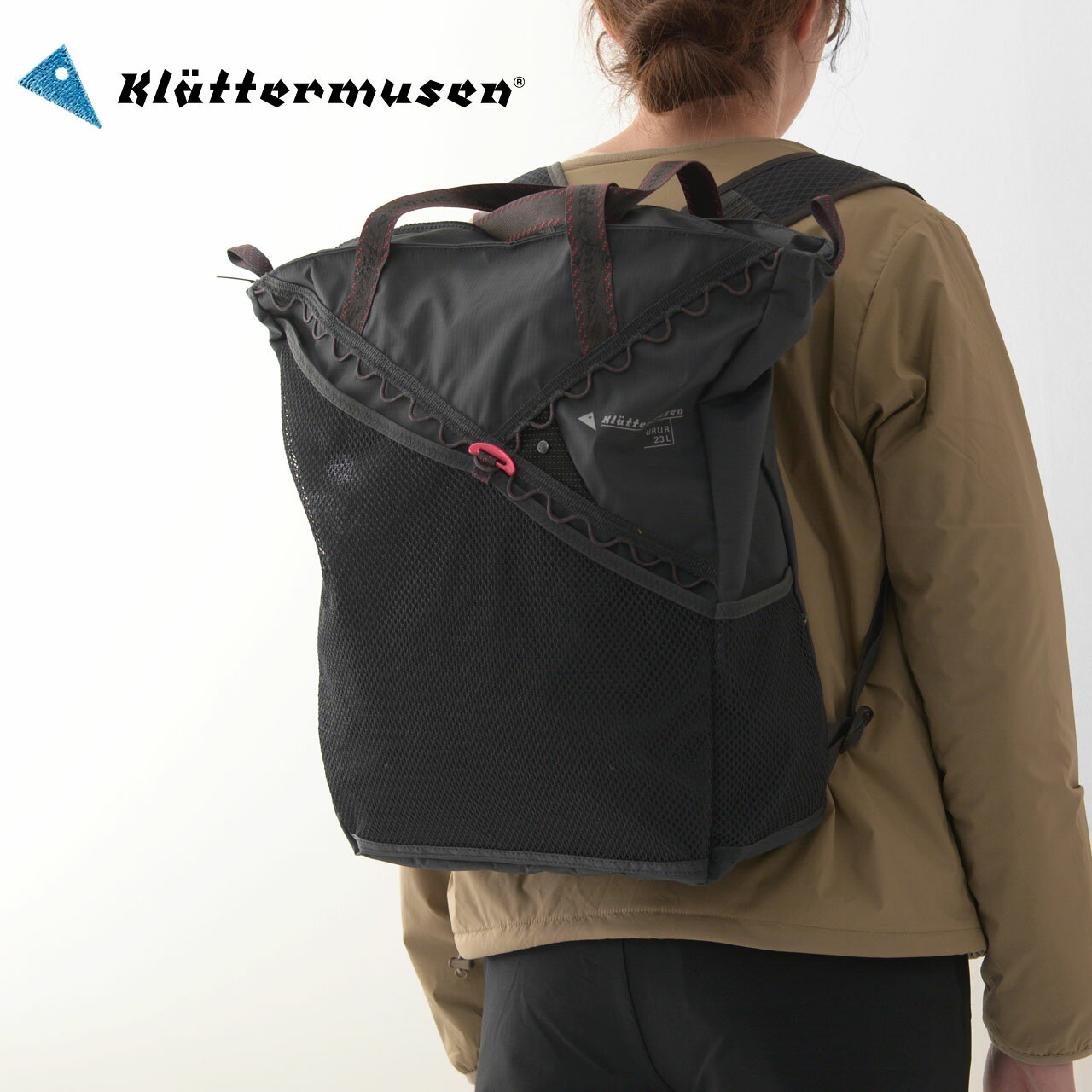 KLATTERMUSEN クレッタルムーセン URUR BAG 23L 40408U01 ウールー バッグ 23L トートバッグ リュック 通勤 通学 クライミング 登山 アウトドア MEN 039 S/LADY 039 S［2024SS］