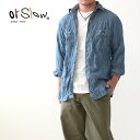 orslow  CHAMBRAY SHIRTS BLUE  シャンブレーシャツ ブルー 青 ワークシャツ・ダンガリーシャツ・ブルーワーク・ブルーシャンブレー・MEN'S 