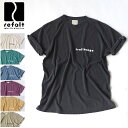 refalt original wear リファルト オリジナルウエア ヴィンテージ風ビッグTシャツ「trolltunga tee」 tee-Tro1101 オリジナルTシャツ トロルトゥンガ メンズ レディース 半袖t アウトドア ビンテージライク 古着風 後染 ピグメント MEN 039 S/ LADY 039 S 2022SS