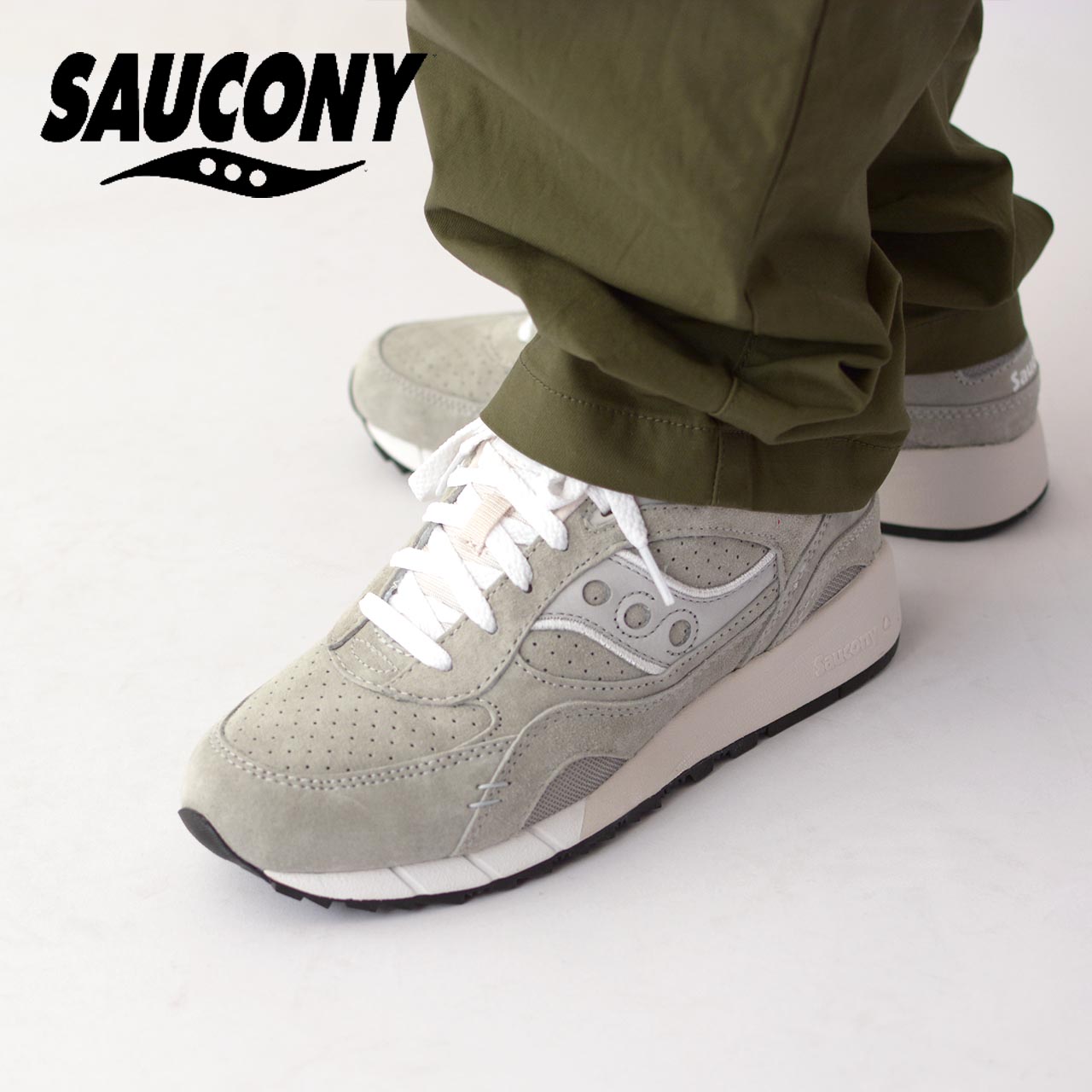 【SALE 30%OFF】SAUCONY [サッカニー] SHADOW 6000 [s70662-4] シャドウ 6000・スニーカー・シンプル・カジュアル・天然皮革・スウェード・ローカット・GREY・MEN'S / LADY'Sのサムネイル