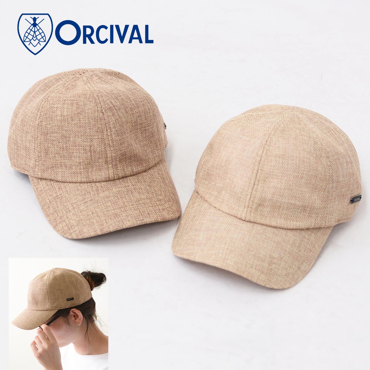 ORCIVAL [I[`oEI[Vo] PE NATURAL CAP [OR-H0081RLP] PE i`LbvELbvEMEN'S / LADY'S [2024SS]