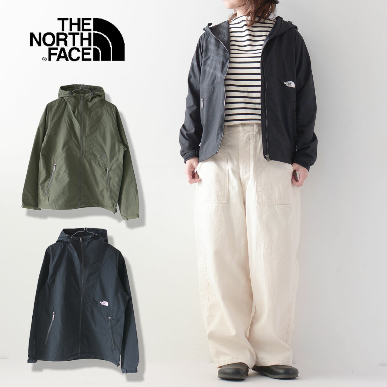 ザ・ノース・フェイス アウトドアジャケット レディース THE NORTH FACE [ザ ノースフェイス正規代理店] W's Compact Jacket [NPW72230] コンパクトジャケット（レディース）・ナイロンジャケット・アウター・シェルジャケット・コンパクト・アウトドア・軽量・撥水・LADY'S [2024SS]