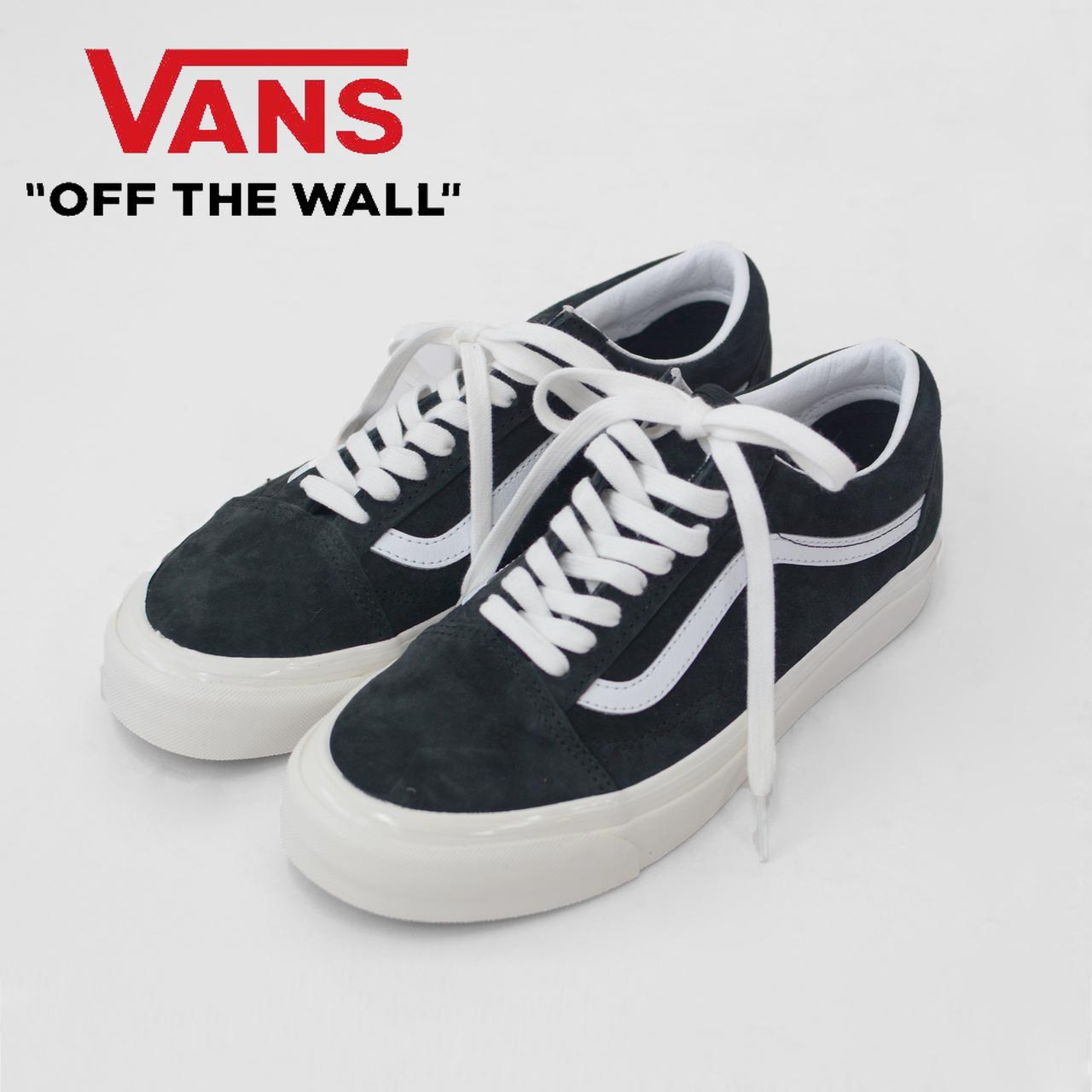 VANS  OLD SKOOL 36 DX/ Pig Suede Caviar  オールドスクール36Dx・スニーカー・撥水スニーカー・スエードスニーカー・スケボー MEN'S/LADY'S 