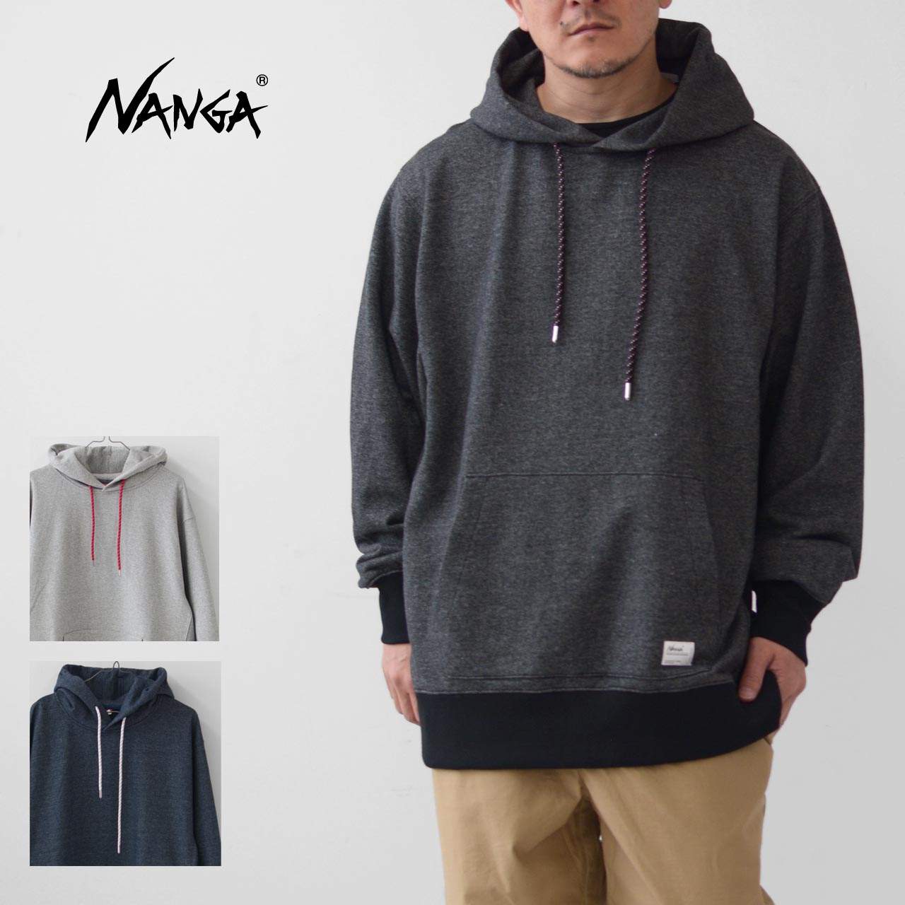 楽天refaltNANGA [ナンガ] ECO HYBRID SWEAT HOODIE [NW2241-1F219] エコハイブリッド スウェットフーディー・フード付きスウェット・パーカー・リラックスウェア・キャンプ・ピクニック・アウトドア・メンズ・MEN'S [2024SS]