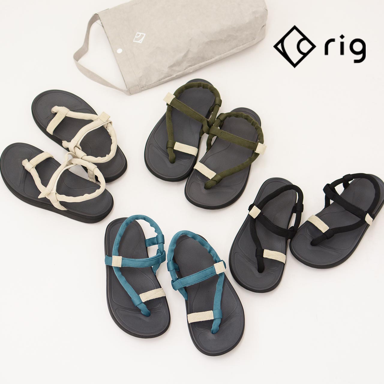 rig [リグ] rig nohy [RG0014] ノヘイ・リカバリーサンダル・アウトドアサンダル・キャンプ・ランニング・ ワラーチ・MEN'S / LADY'S [2023SS]のサムネイル