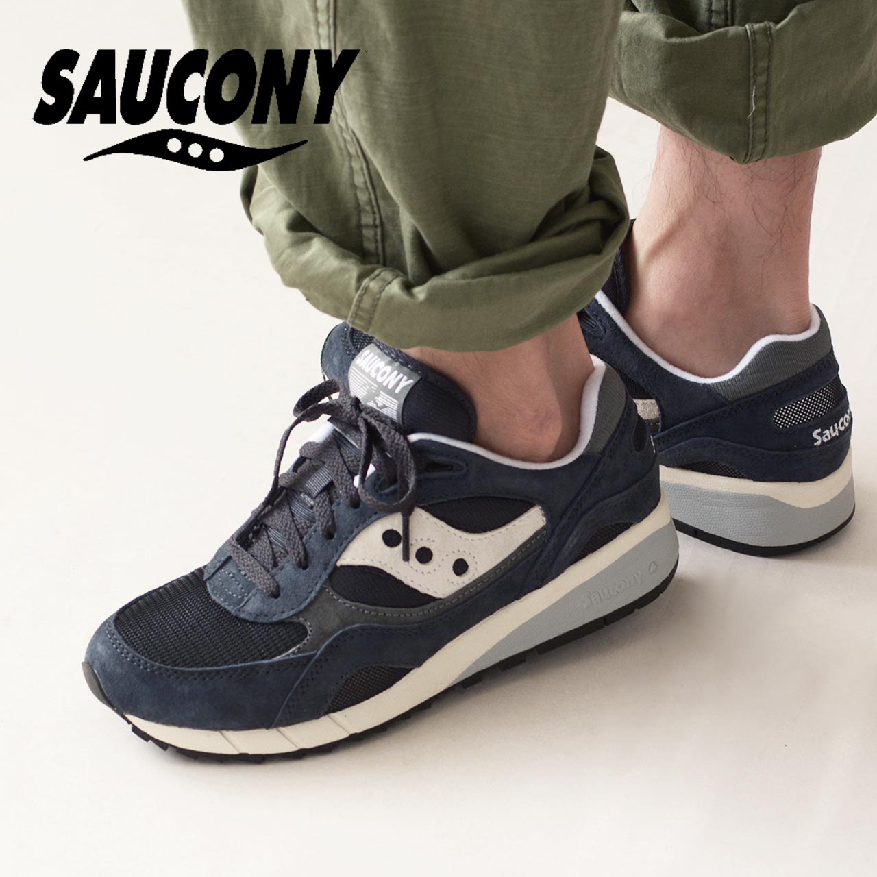 サッカニー スニーカー メンズ SAUCONY [サッカニー] Shadow 6000 [S70441-47] シャドウ 6000・スニーカー・シンプル・カジュアル・天然皮革・スウェード・ローカット・GREY・MEN'S / LADY'S［2024SS］