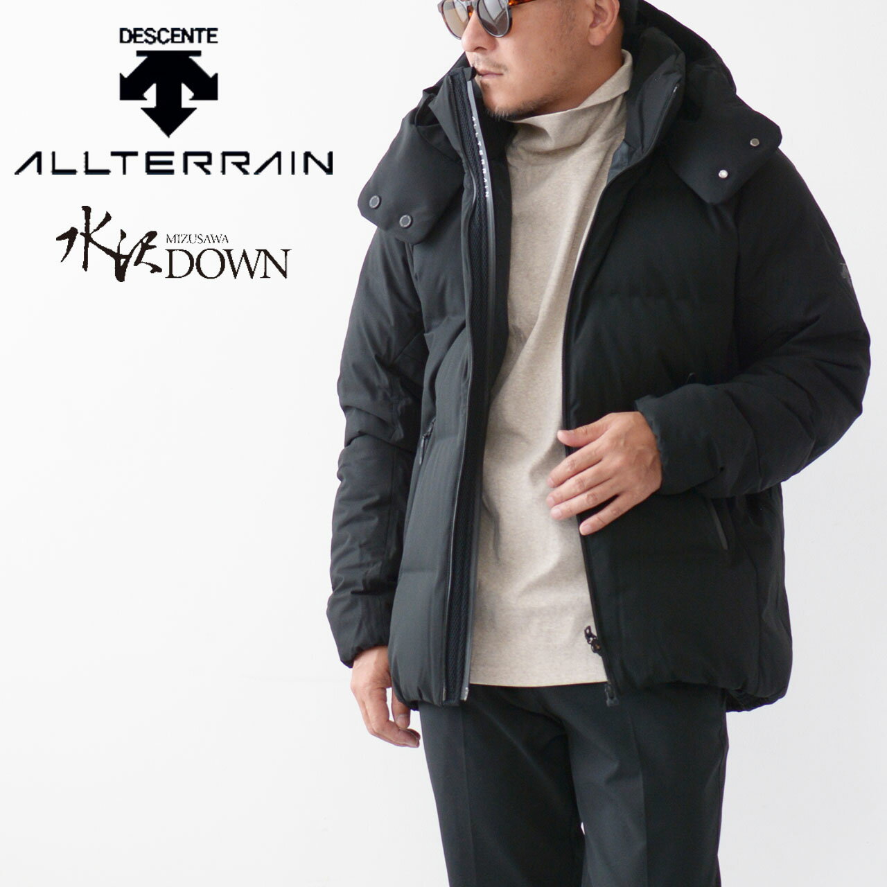 DESCENTE ALLTERRAIN [デサントオルテライン]「ANCHOR」 MIZUSAWA DOWN JACKET 31U [DAMWGK31U/m-anchor] 水沢ダウン「アンカー」【ギャランティーカード付き】ダウンジャケット・ダウンパーカー・MEN'S [2023AW]