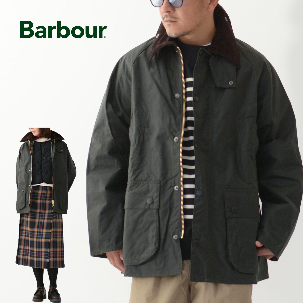 Barbour  os wax BEDALE  ビデイル・ワックス コットン ブルゾン・オーバーサイズ フィット・オイルドジャケット・MEN'S / LADY'S 