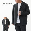 DELICIOUS  Travel Jacket -23FW- トラベルジャケット 「セットアップジャケット・キレイ目ジャケット」ドレスアップ・MEN'S 