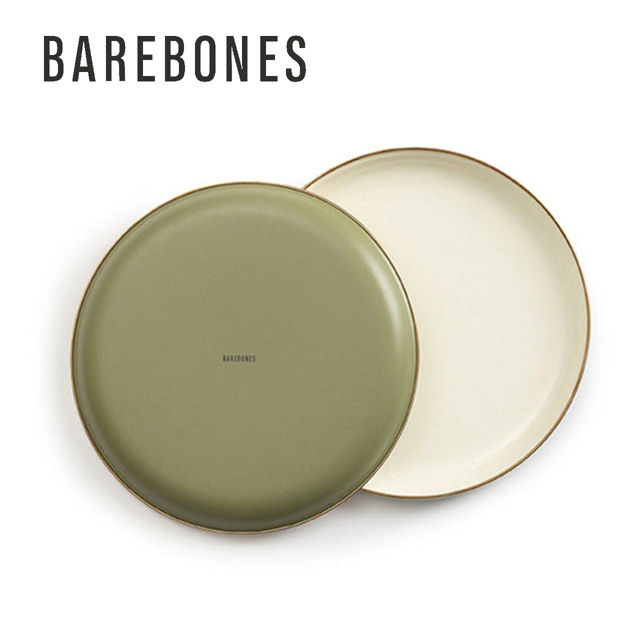 Barebones [ベアボーンズ] エナメル 2トーン プレート 2枚セット [20235055] プレート・皿・キャンプ用品・アウトドア・キッチン用品・お皿セット・MEN'S / LADY'S [2023AW]