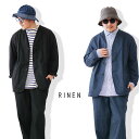 RINEN リネン 80/2スーピマギャバ ノーカラージャケット R29400 ノーカラージャケット ジャケット スーピマコットン コットンジャケット MEN 039 S / LADY 039 S 2024SS