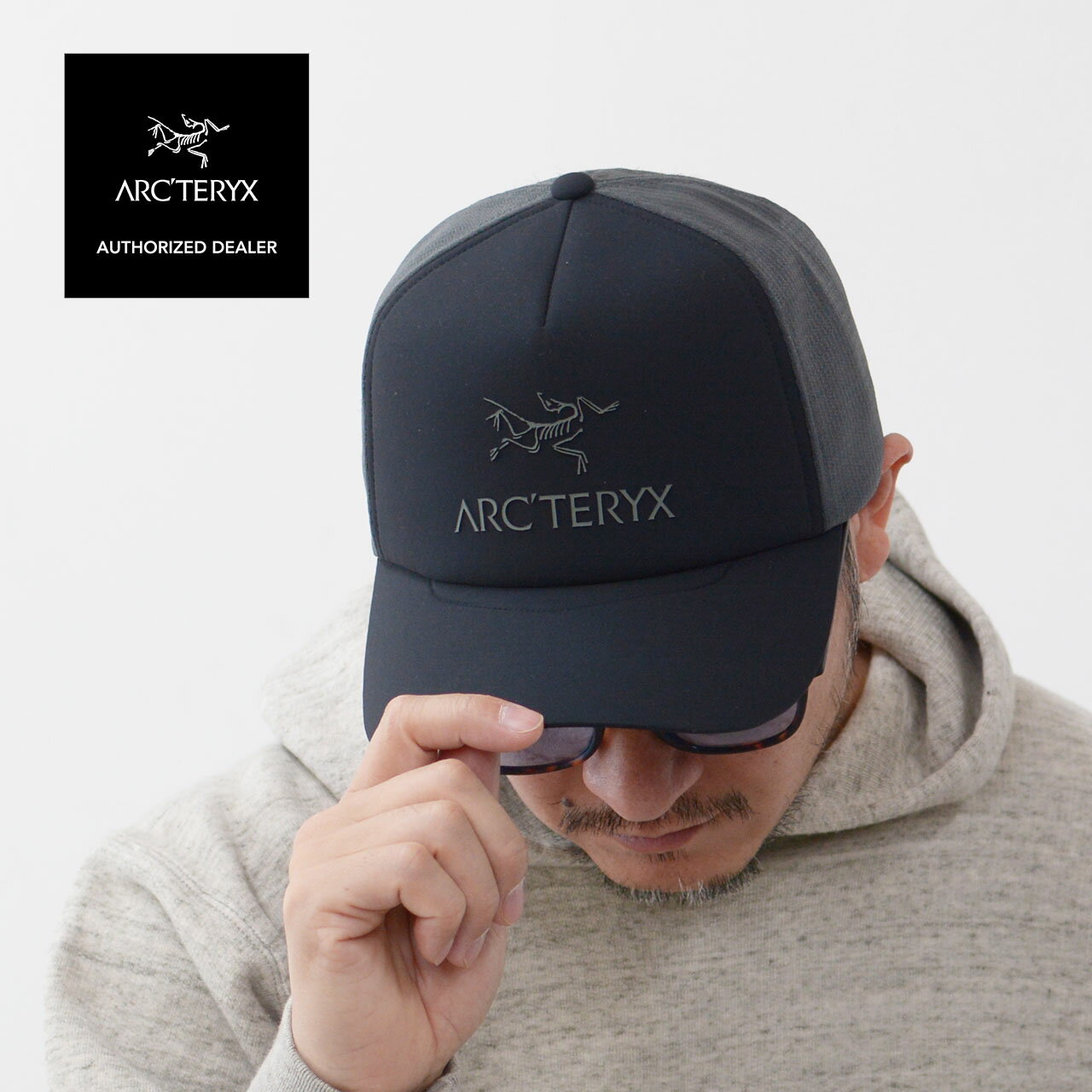 ARC'TERYX  Bird Word Trucker Curved  バードワード トラッカー カーブドキャップ・帽子・ハイキング・ランニング・X000007763・MEN'S/LADY'S 