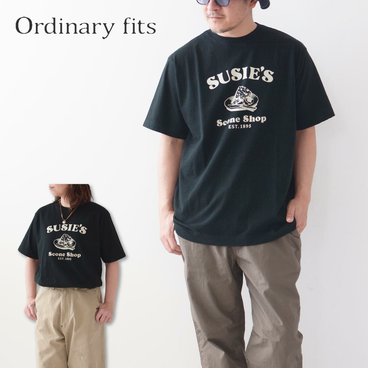 楽天refaltordinary fits [オーディナリーフィッツ] PRINT TEE/SUSIE [OF-C101] プリントティー/スージー・半袖Tシャツ・プリントTシャツ・BROADWAY MARKET・MEN'S / LADY'S [2024SS]