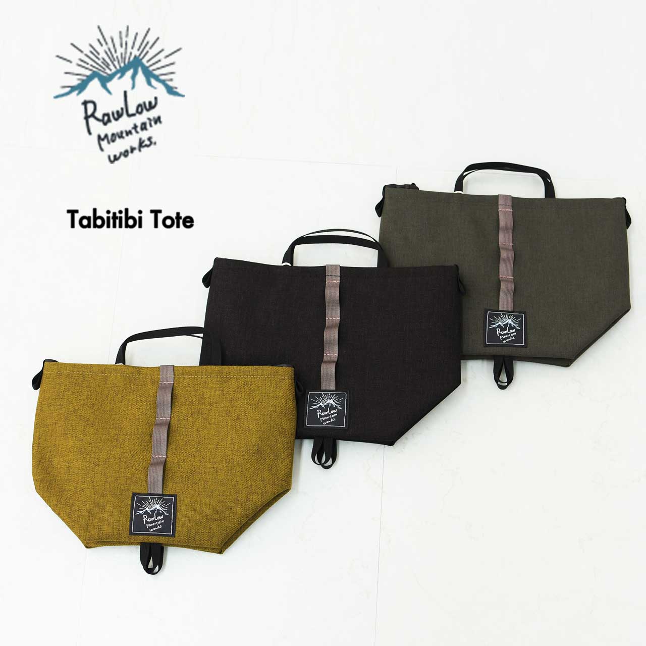 Rawlow mountain works [ロウロウ マウンテン ワークス] Tabitibi Tote [tabitibi] ミニポーチ・ミニショルダー・サコッシュ・ポシェット・収納ケース・コンパクト・ストレージサック・軽量・小物入れ・MEN'S/ LADY'S [2024AW]