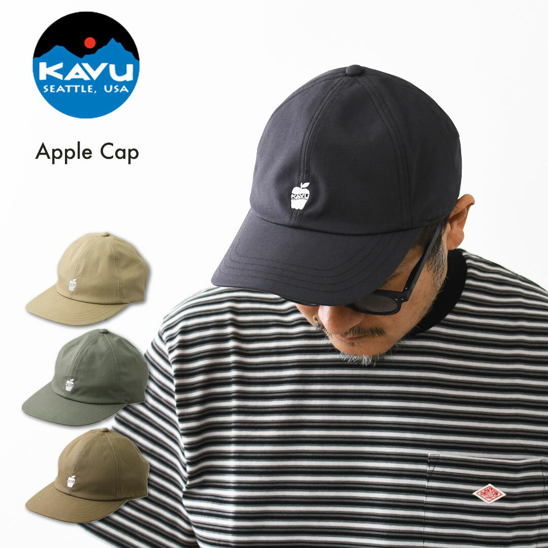 KAVU [카부] Apple Cap [19822454] 애플 캡·로고 캡·자수·면 캡·모자·캠프·아웃도어·MEN'S / LADY'S [2026SS]