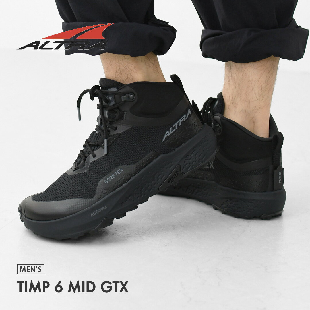 乐天商城 - ALTRA [アルトラ] TIMP 6 MID GTX M [AL0A85UR] ティンプ 6 ミッド GTX メンズ・ロングハイク・ロードランニング・トレイルラン・ハイキング・GORE-TEX ・トレイルランニングシューズ・MEN'S [2026SS]