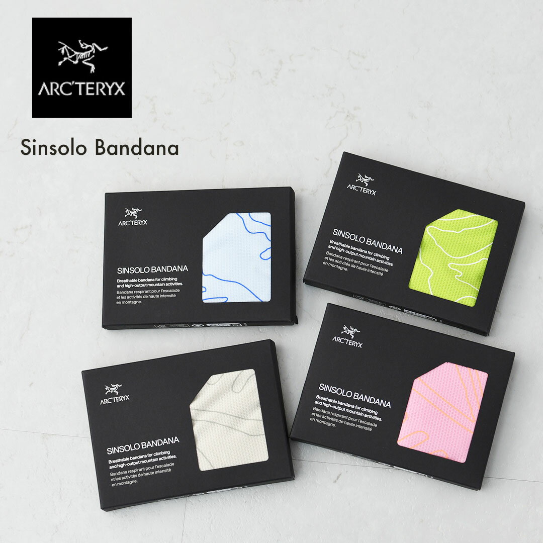 ARC'TERYX [アークテリクス正規代理店] Sinsolo Bandana [X000010184] シンソロ バンダナ・ネックカバー・ネックゲイター・ヘッドバンド・トレイル・クライミング・ハイキング・ランニング・アウトドア・MEN'S / LADY'S [2026SS]
