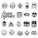 【SALE 30%OFF】STICKERS NORTHWEST[ステッカーズ ノースウエスト] PRINTED STICKERS [LSTK] プリントステッカー・ステッカー・ MEN'S/LADY'S[STANDARD]