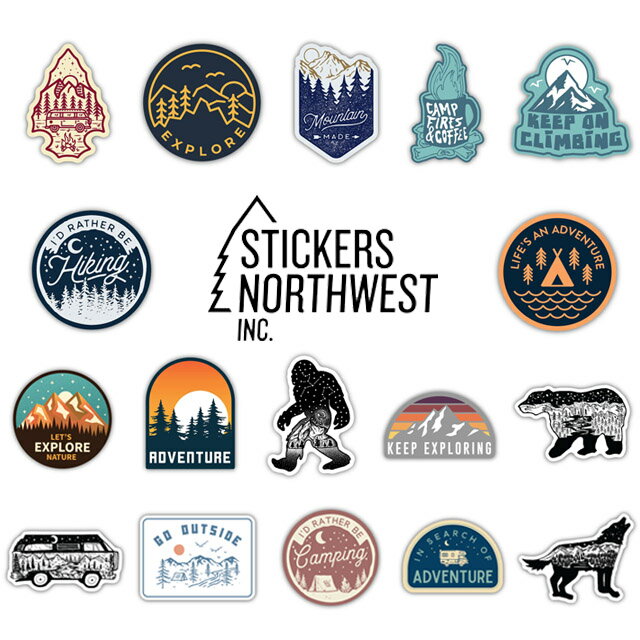 【SALE 30%OFF】STICKERS NORTHWEST[ステッカーズ ノースウエスト] PRINTED STICKERS [LSTK] プリントステッカー・ステッカー・ MEN'S/LADY'S[STANDARD]