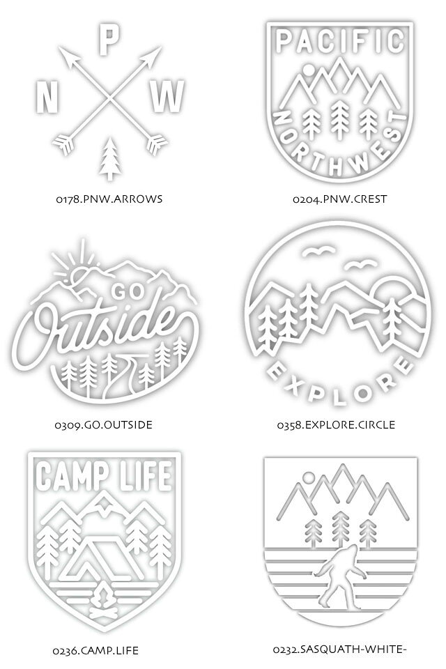 refaltのSTICKERS NORTHWEST[ステッカーズ ノースウエスト] CUTTING STICKERS [SDCS] カッティングシート・ステッカー・ MEN'S/LADY'S[STANDARD]｜アングル2