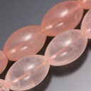 【粒売り】ローズクオーツ(紅水晶)・ナツメ30mm・1個【天然石ビーズ】
