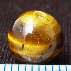 樂天商城 - 【粒売り】タイガーアイ（虎目石）・丸8mm・1個【天然石ビーズ】