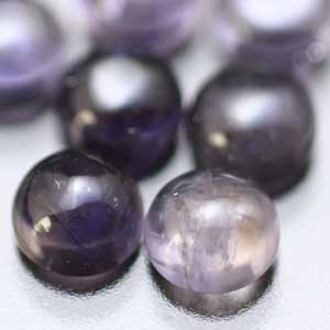 アイオライト 丸カボション5mm デコパーツ ジェルネイルパーツ 天然石