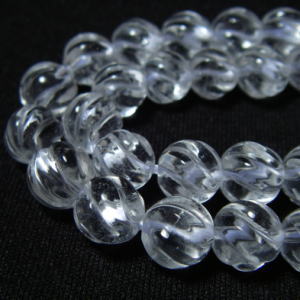 樂天商城 - 【粒売り】クリスタル（水晶）・メロンカット8mm・1個【天然石ビーズ】
