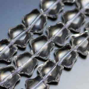 【粒売り】クリスタル（水晶）・スター12mm・1個【天然石ビーズ】