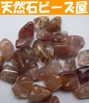 Rakuten - ルチルクオーツ・サザレ・5cm分【天然石ビーズ】【アクセサリー製作に】