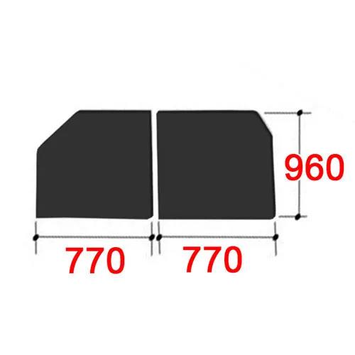 【YFK-1596B(4)R-D4/K】LIXIL INAX 風呂フタ 薄型保温組フタ 2枚組 Rタイプ レザー調ブラック 奥行960mm 横幅770mm