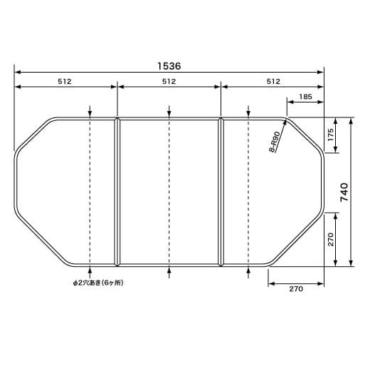 pi\jbN Panasonic Cӂ (ӂӂ tt^) gt^ 3g [{̌݁F10.0mm] i GKD74TN1M ~s 1536~740mm@ABS@x[W