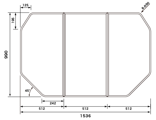 pi\jbN Panasonic Cӂ (ӂӂ tt^) Ct^ g݃t^ 3 {̌ 10.0mm GTD76KN1M ~s 1536~990mm