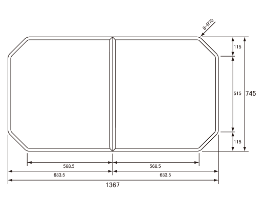 pi\jbN Panasonic Cӂ fMgt^ {̌ 22.0mm GVR1164UD (RSJ78HN1S) ~s 1367~745mm zCg