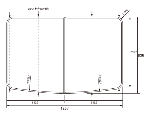 pi\jbN Panasonic Cӂ (tt^) Ct^ g݃t^ {̌ 10.0mm GVR1173 (RSJ75AN1Y) ~s 1267~836mm